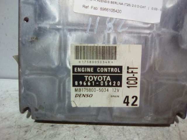 8966105420 TOYOTA ECU comprar Bilbao