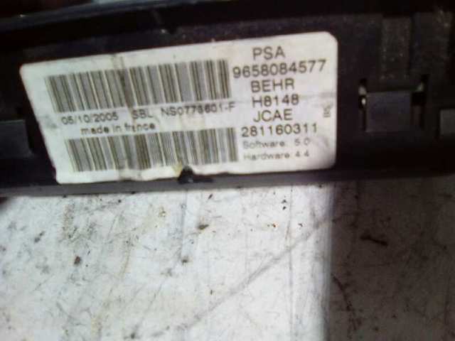 9658084577 PEUGEOT Módulo de modos de calefacción/aire acondicionado  disponible Alicante
