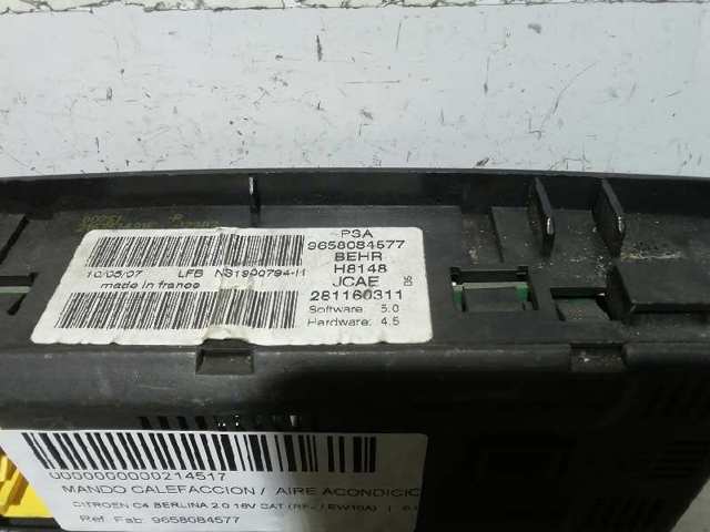 9658084577 PEUGEOT Módulo de modos de calefacción/aire acondicionado  comprar en Lleida