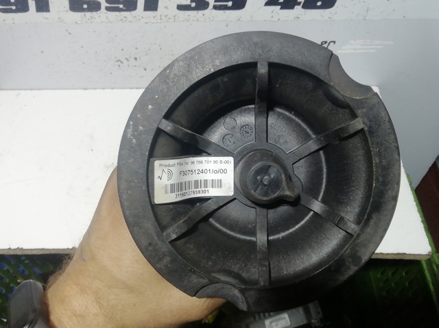 Bolsa de aire del eje trasero 9676670180 PEUGEOT