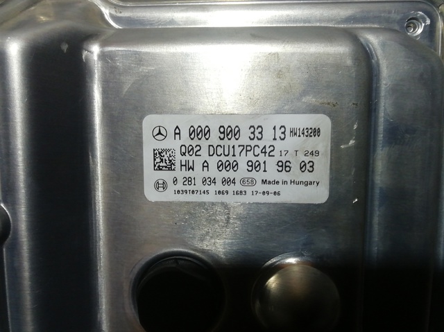 A0009003313 Mercedes