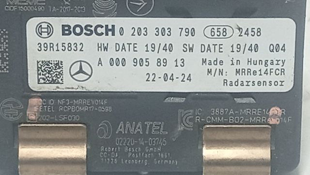 A0009058913 Sensor de distancia por radar  en stock Sabadell