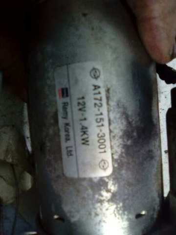 Arranque motores A1721513001 SSANG YONG