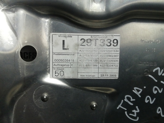 MERCEDES A2218203702  comprar en Albacete