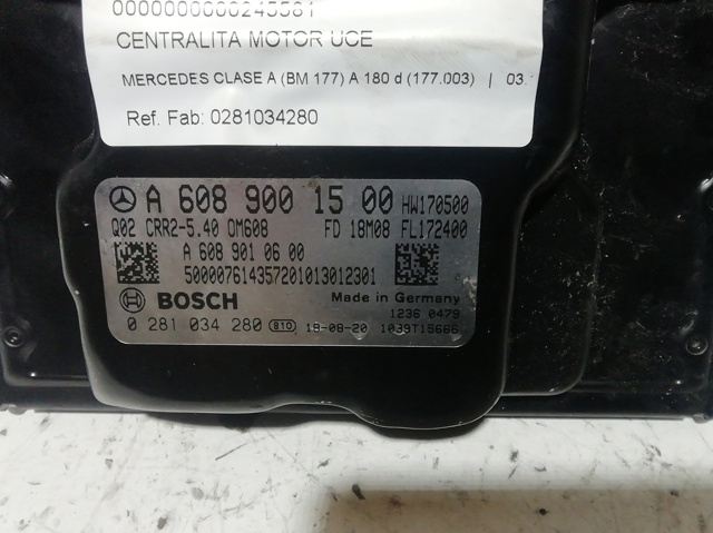 ECU para Mercedes A W177