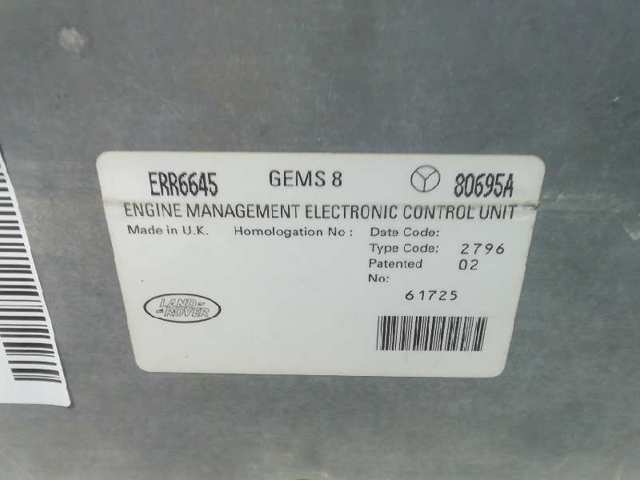 ERR6645 Land Rover