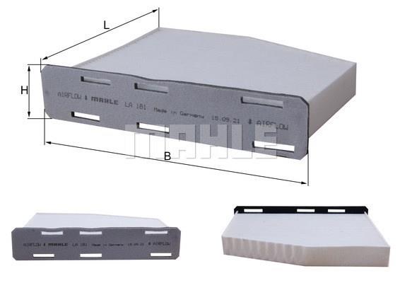 MAHLE LA181 Filtro de habitáculo  comprar en Albacete