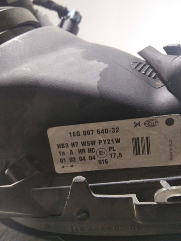 Faro delantero derecho Opel Astra  (F70)