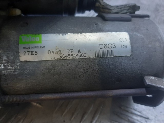 PEUGEOT 9648644680 Motor de arranque comprar Barcelona