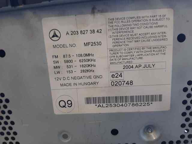 A2038273842 Mercedes