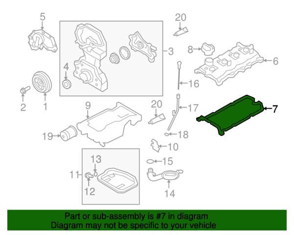 13270JG30A Junta de la tapa de válvulas del motor  comprar en Reus