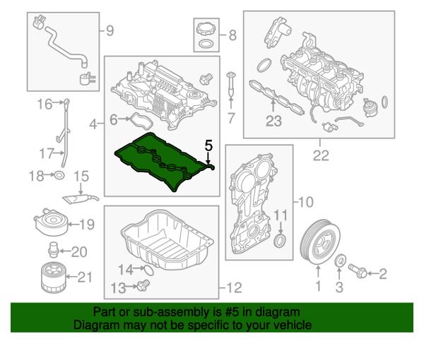 224412GGB0 HYUNDAI Junta tapa de balancines comprar Alcalá