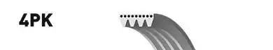 4PK840 Correa trapezoidal  en stock Castellón