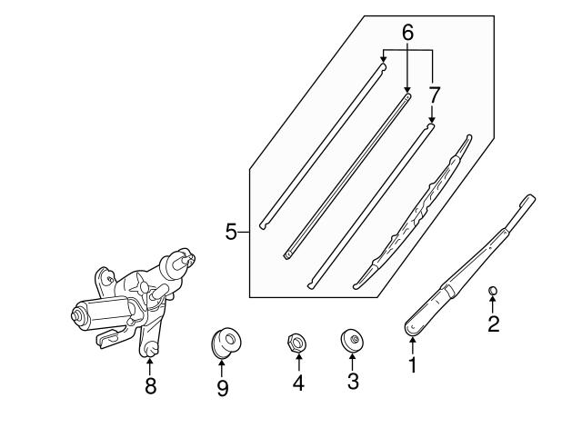 9009905157 TOYOTA Tuerca de atadura de la palanca (correa) de un limpiaparabrisas  comprar en Lleida