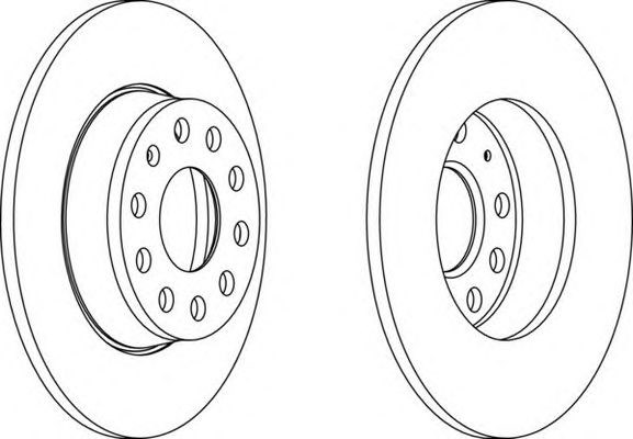 DDF1895 Disco de freno trasero  comprar en Reus