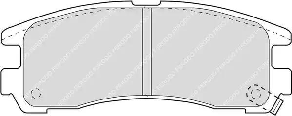 FDB803 Pastillas de freno traseras  en stock Castellón