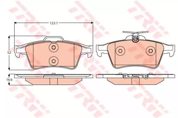 GDB2086 Pastillas de freno traseras  comprar en Pontevedra