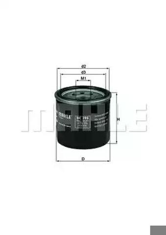 MAHLE OC195 Filtro de aceite comprar Tarragona