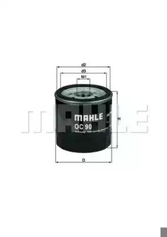 MAHLE OC90OF Filtro de aceite comprar Barcelona
