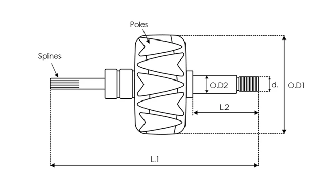 232040 Rotor, alternador  en stock Granada