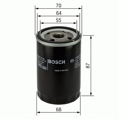 0986452041 BOSCH Filtro de aceite  comprar en Oviedo