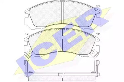 140979 ICER Pastillas de freno delanteras  comprar en Lleida