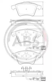 37416 ABS Pastillas de freno delanteras  comprar en Lleida
