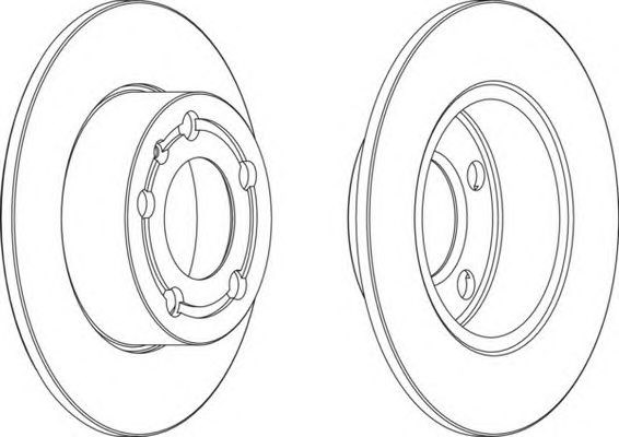 DDF929 Disco de freno trasero  disponible Málaga