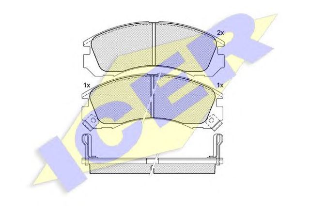 ICER 140979 Pastillas de freno delanteras  disponible España