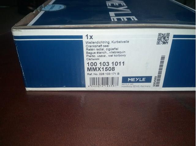 MEYLE 1001031011 Retén de cigüeñal  en stock Valencia