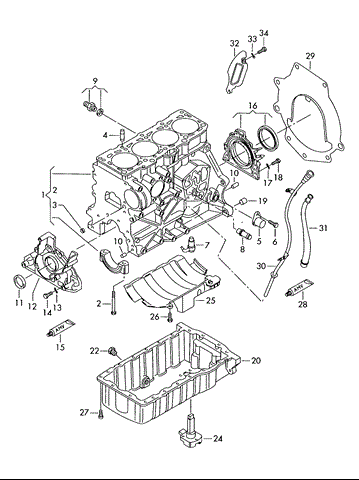 VAG 038103171S Retén de cigüeñal  en stock Salamanca