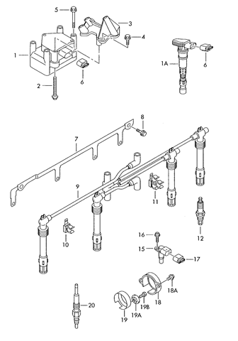 03G957147B Sensor de árbol de levas comprar Almería
