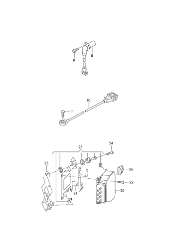 03G957147C VAG Sensor de posición del árbol de levas  comprar en Jaén