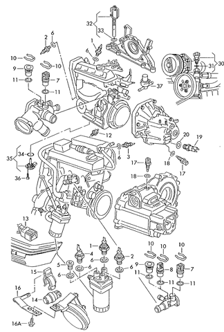 1J0907660F VAG Sensor de nivel de aceite del motor  disponible Ourense