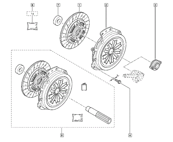 302057302R RENAULT Disco de embrague  disponible Ourense