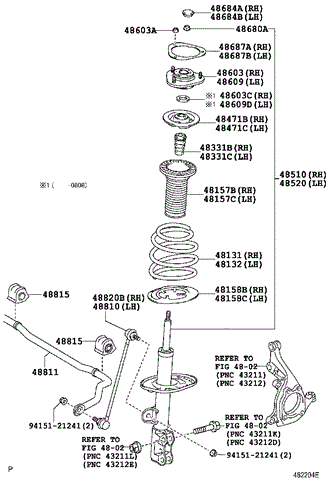 4860942020 Soporte amortiguador delantero  en stock Castellón
