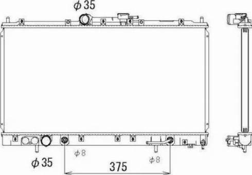 NRF 53313 Radiador  en stock Terrassa