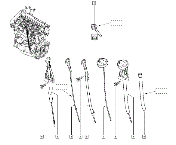 8200823348 RENAULT Sensor de nivel de aceite comprar Alcalá