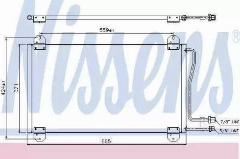 NISSENS 94225 Condensador aire acondicionado comprar Pamplona