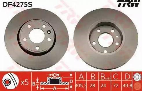 DF4275S Freno de disco delantero  disponible Utrera