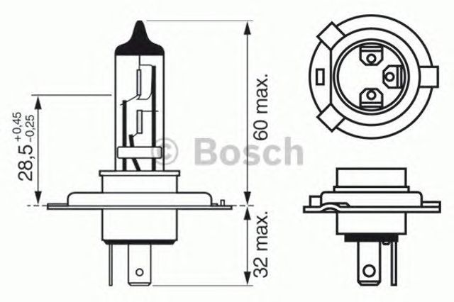 1987302048 BOSCH Bombilla halógena  disponible Vigo