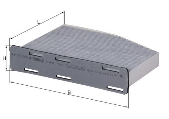LAK181 MAHLE Filtro de habitáculo  comprar en Lleida