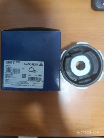 3666101 LEMFORDER Bloqueo Silencioso (Almohada) De La Viga Delantera (Bastidor Auxiliar)  en stock Córdoba