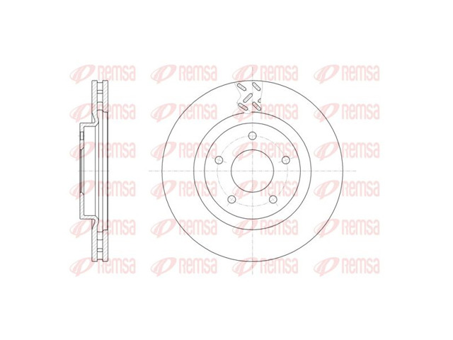 REMSA 612300 Disco de freno trasero  disponible Lugo