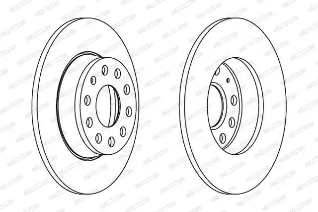 FERODO DDF1895 Disco de freno trasero  comprar en Murcia