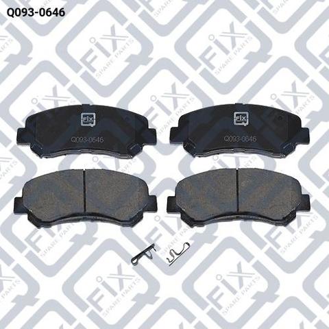 Q0930646 Q-FIX Pastillas de freno delanteras  en stock Córdoba