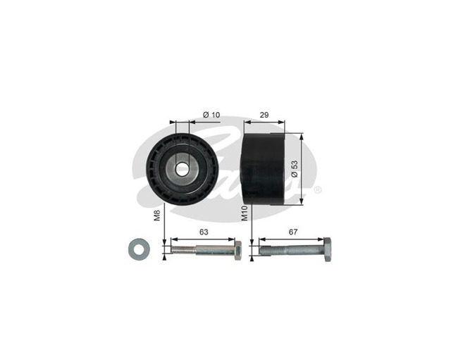 T42140 GATES Rodillo intermedio de correa dentada  comprar en Jaén