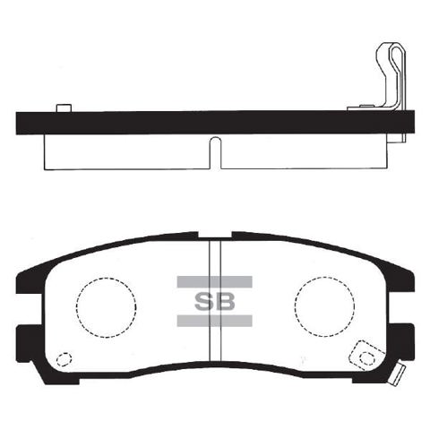 SP1046R Pastillas de freno traseras  en stock Sabadell