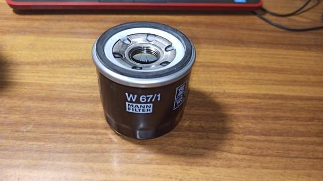 W671 Filtro de aceite  en stock Granada