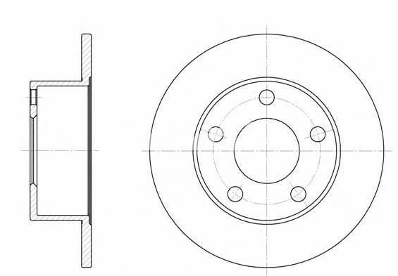 612300 REMSA Disco de freno trasero  disponible Vigo